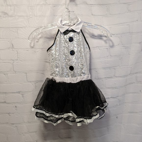 iefiel Other - 3/15 iEFiEL Girls Sleeveless Dance Dress Polka Dots Print Sequins